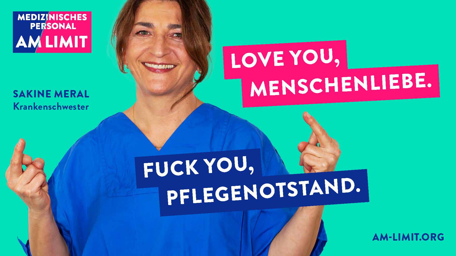 Medizinisches Personal am Limit_Dachkampagne_Sakine Meral