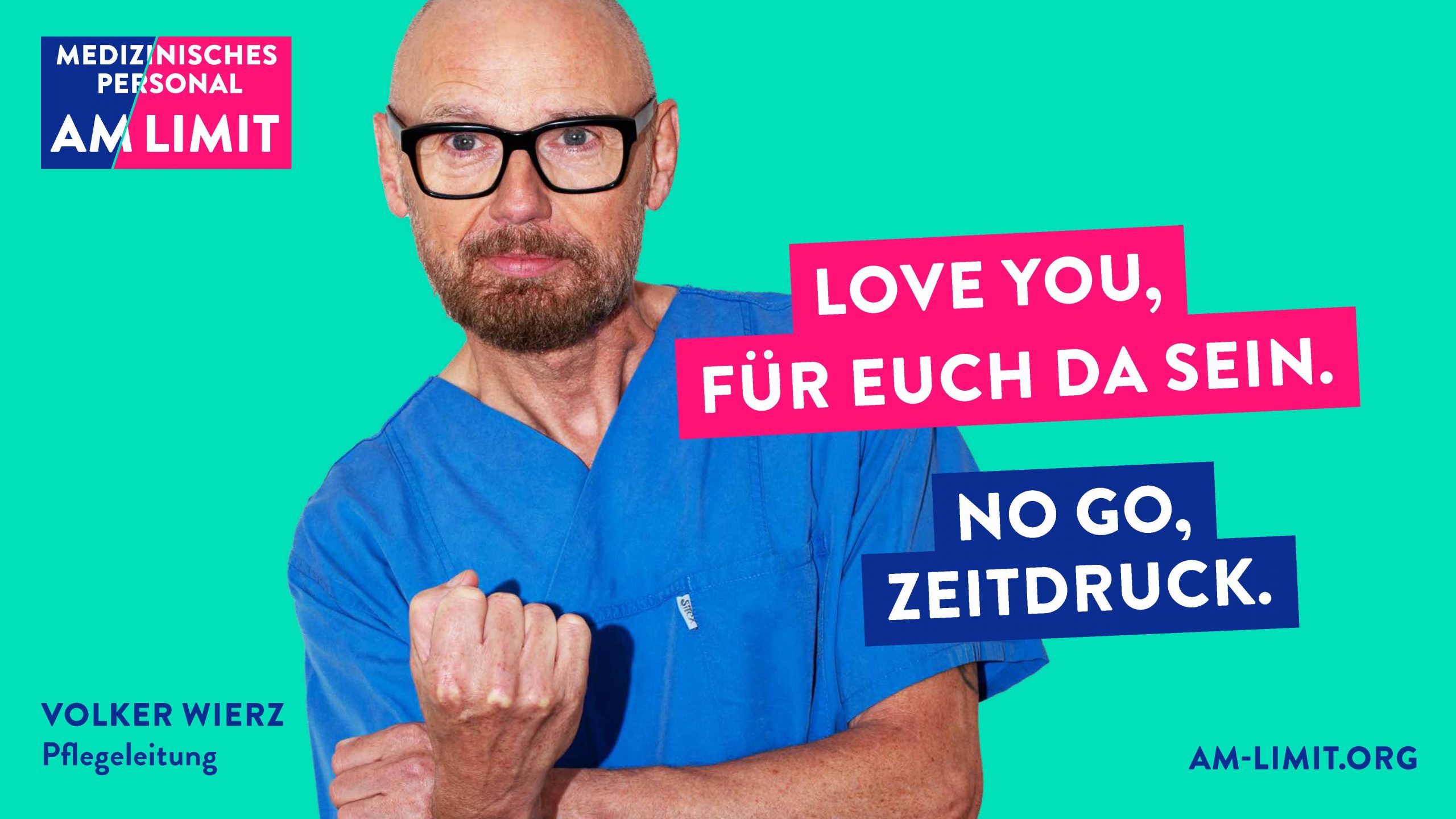 Medizinisches Personal am Limit_Dachkampagne_Volker Wierz